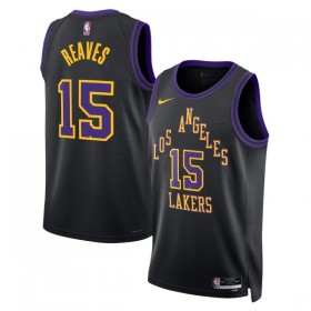 Canotte Uomo Los Angeles Lakers Austin Reaves Nike 2025-26 City Edition Nero Swingman